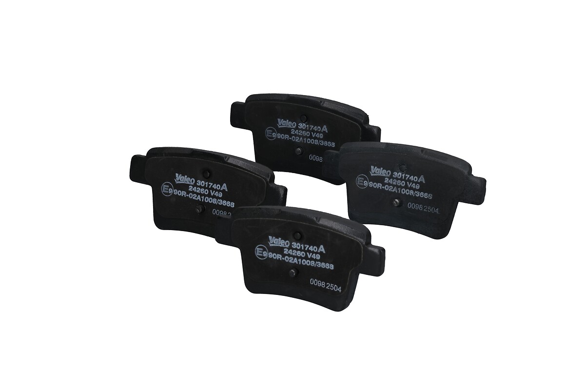 Jeu de 4 plaquettes de frein VALEO ref. 301740A
